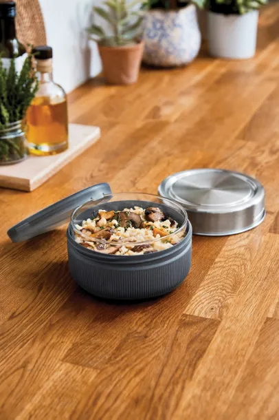 Black+Blum Glass Lunch Bowl 750ml - Black + Blum Silver 