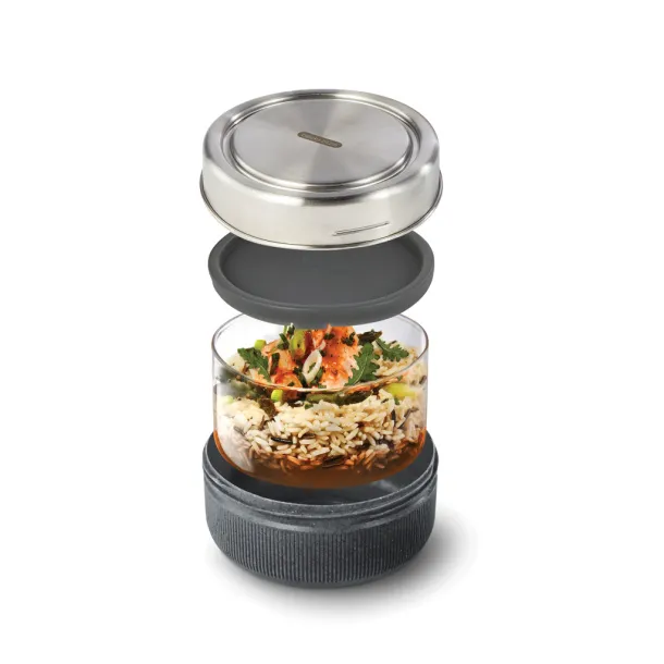 Black+Blum staklena posuda za hranu, 750 ml - Black + Blum Srebrna 
