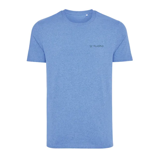  Iqoniq Manuel recycled cotton unisex t-shirt undyed, natural raw - iqoniq blue 