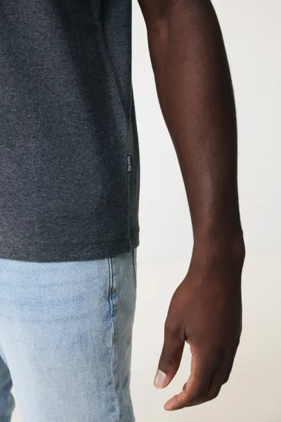  Iqoniq Manuel recycled cotton unisex t-shirt undyed, natural raw - iqoniq anthracite 