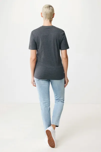  Iqoniq Manuel recycled cotton unisex t-shirt undyed, natural raw - iqoniq anthracite 