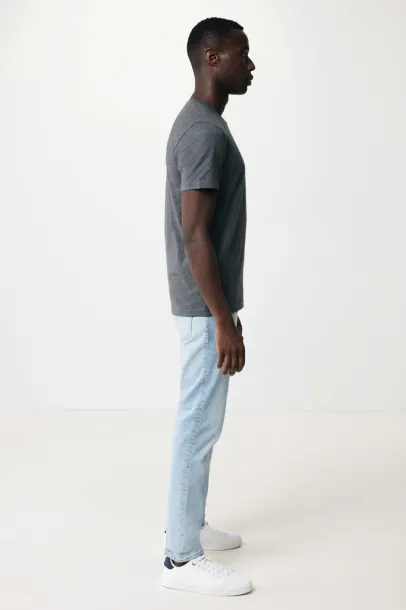  Iqoniq Manuel recycled cotton unisex t-shirt undyed, natural raw - iqoniq anthracite 