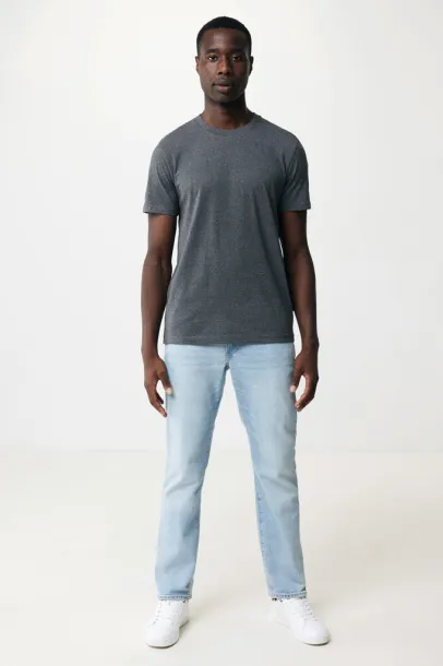  Iqoniq Manuel recycled cotton unisex t-shirt undyed, natural raw - iqoniq anthracite 