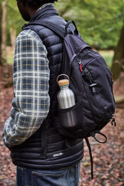 Black+Blum Steel Water Bottle 600ml - Black & Blum turquoise 
