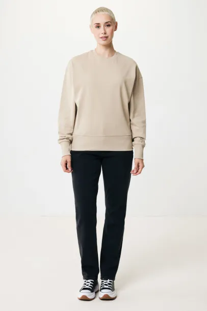  Iqoniq Kruger unisex opušteni pulover od recikliranog pamuka, 340 g/m² - iqoniq desert