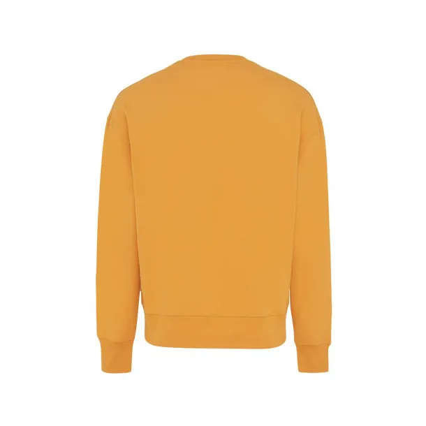  Iqoniq Kruger unisex opušteni pulover od recikliranog pamuka, 340 g/m² - iqoniq sundial orange
