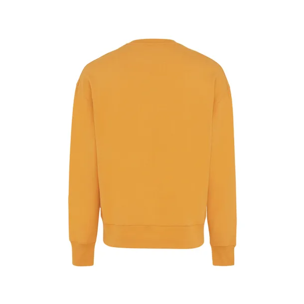  Iqoniq Kruger unisex opušteni pulover od recikliranog pamuka, 340 g/m² - iqoniq sundial orange