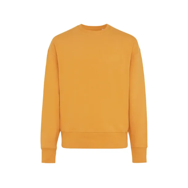  Iqoniq Kruger unisex opušteni pulover od recikliranog pamuka, 340 g/m² - iqoniq sundial orange