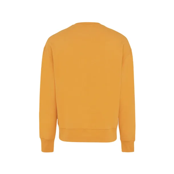  Iqoniq Kruger unisex opušteni pulover od recikliranog pamuka, 340 g/m² - iqoniq sundial orange
