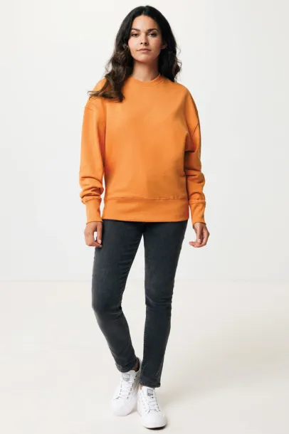  Iqoniq Kruger unisex opušteni pulover od recikliranog pamuka, 340 g/m² - iqoniq sundial orange