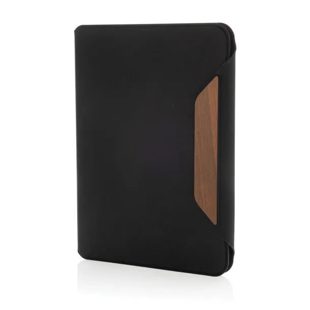 Teri AWARE™ A5 portfolio od RPET-a i oraha - XD Xclusive Crna 