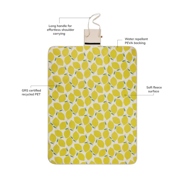 VINGA Arwe GRS picnic blanket - Vinga Yellow 