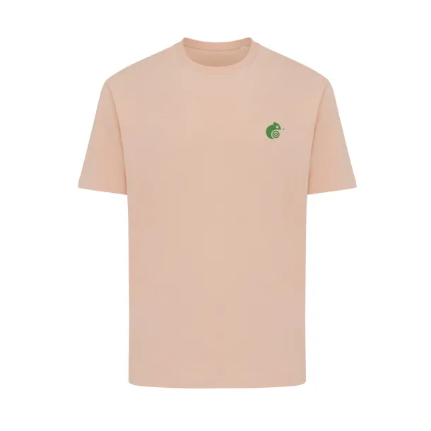Iqoniq Teide recycled cotton t-shirt - iqoniq peach nectar 