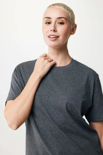 Iqoniq Teide unisex majica kratkih rukava od recikliranog pamuka - iqoniq heather anthracite