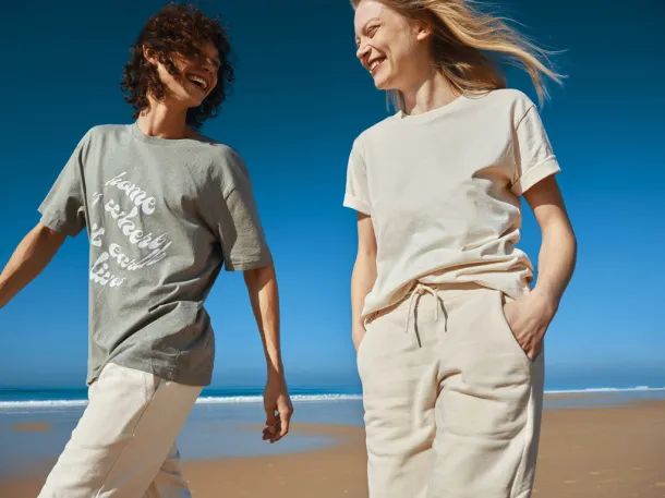 Iqoniq Teide recycled cotton t-shirt - iqoniq natural raw