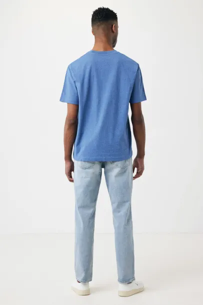 Iqoniq Teide unisex majica kratkih rukava od recikliranog pamuka, 180 g/m2 - iqoniq heather blue