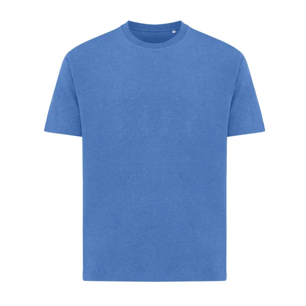 Iqoniq Teide unisex majica kratkih rukava od recikliranog pamuka, 180 g/m2 - iqoniq heather blue