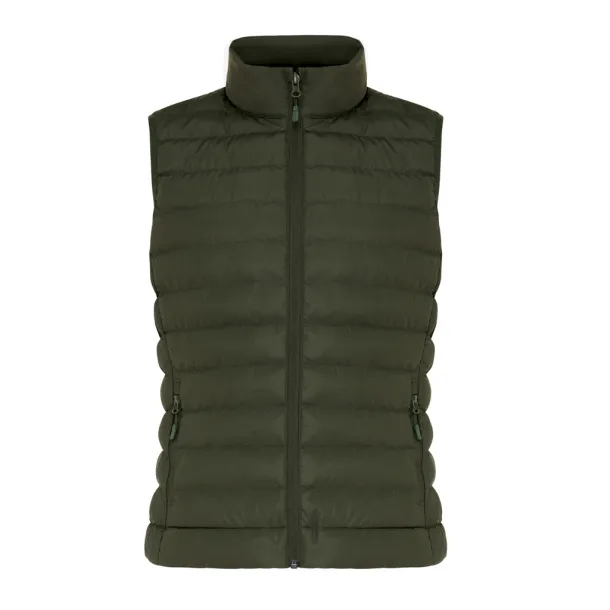  Iqoniq Meru women recycled polyester bodywarmer - iqoniq khaki
