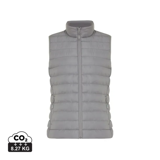  Iqoniq Meru women recycled polyester bodywarmer - iqoniq grey 