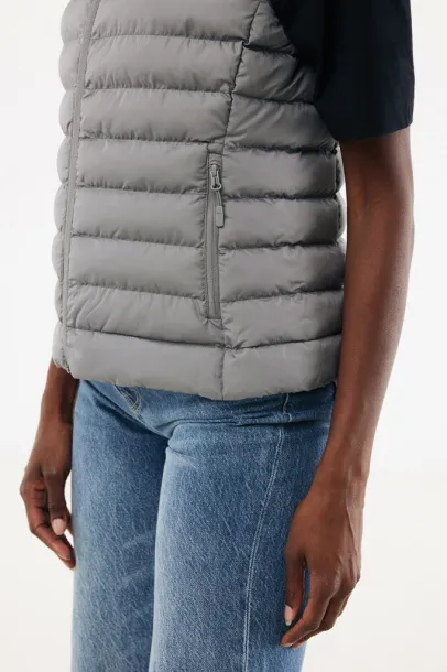  Iqoniq Meru women recycled polyester bodywarmer - iqoniq silver grey