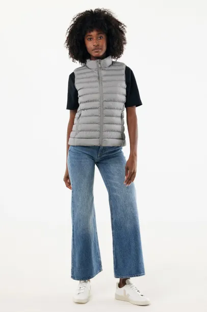  Iqoniq Meru women recycled polyester bodywarmer - iqoniq silver grey