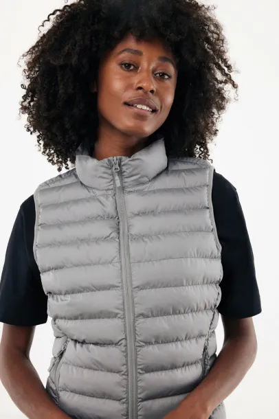  Iqoniq Meru women recycled polyester bodywarmer - iqoniq silver grey