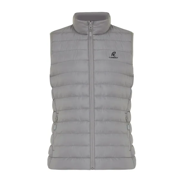  Iqoniq Meru women recycled polyester bodywarmer - iqoniq silver grey