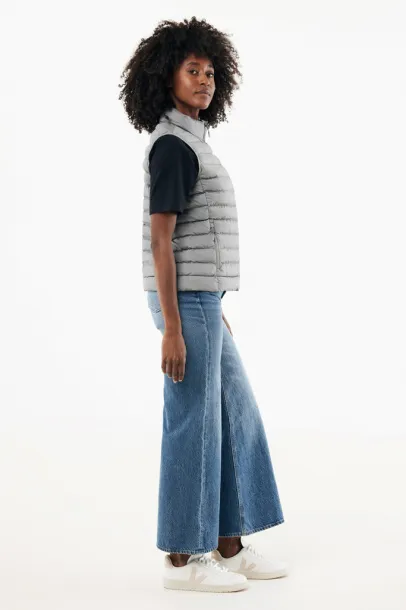  Iqoniq Meru women recycled polyester bodywarmer - iqoniq silver grey