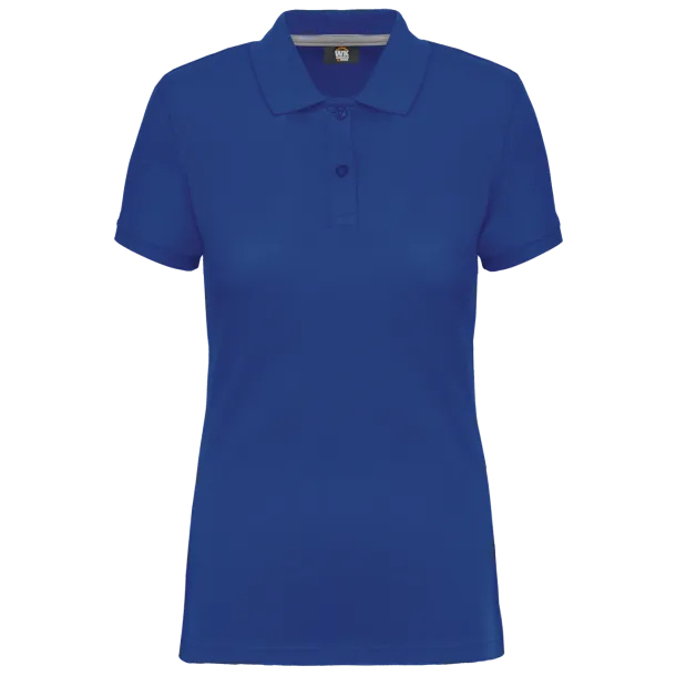  LADIES' SHORT-SLEEVED POLO SHIRT - Designed To Work Royal blue