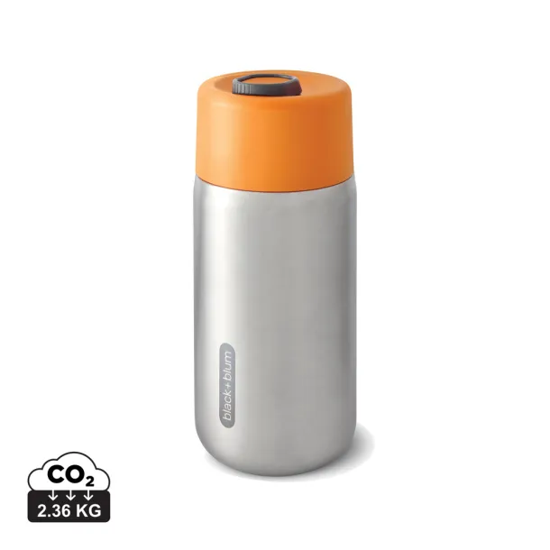 Black+Blum izolirana nepropusna putna šalica od nehrđajućeg čelika, 340 ml - Black + Blum orange 