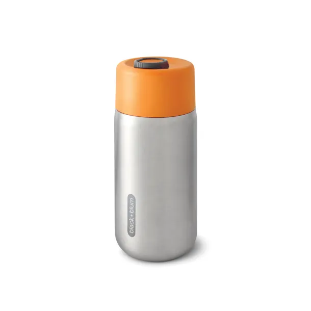 Black+Blum izolirana nepropusna putna šalica od nehrđajućeg čelika, 340 ml - Black + Blum orange 