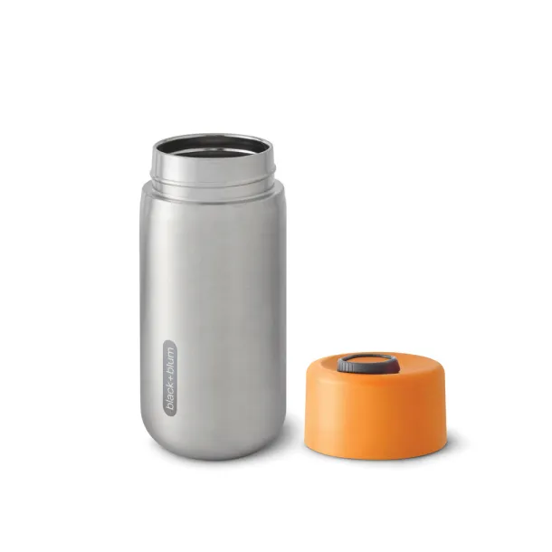 Black+Blum izolirana nepropusna putna šalica od nehrđajućeg čelika, 340 ml - Black + Blum orange 