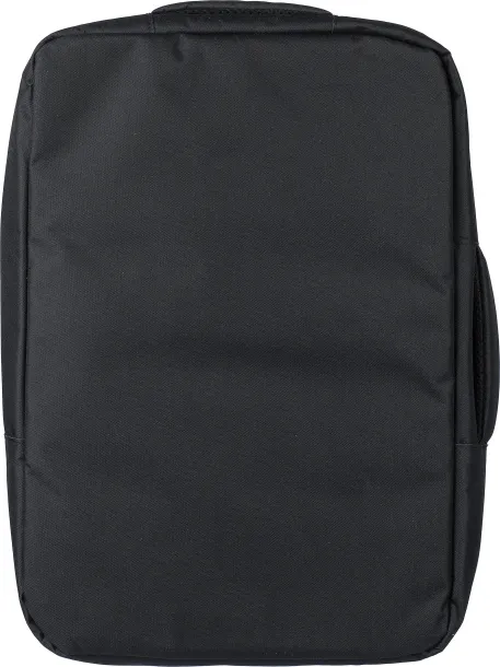 Eulalia rPET (300D) polyester laptop backpack Crna