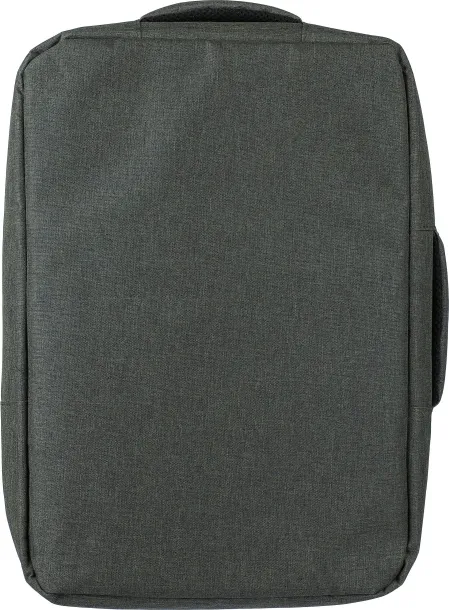 Eulalia rPET (300D) polyester laptop backpack green