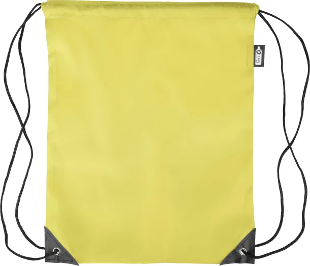 Calix rPET poliester (210D) ruksak s vezicama yellow