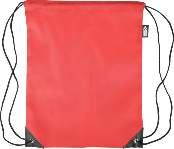 Calix rPET poliester (210D) ruksak s vezicama red