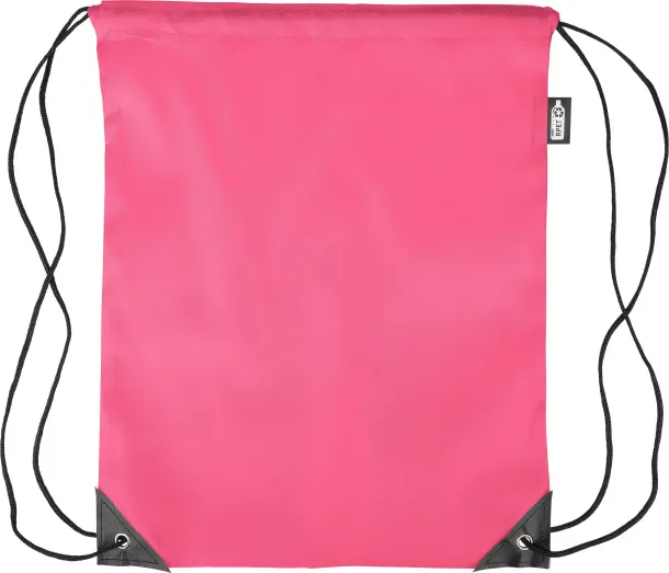Calix rPET poliester (210D) ruksak s vezicama pink