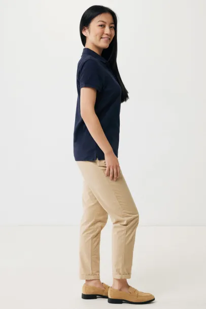 Iqoniq Yosemite women recycled cotton pique polo - iqoniq blue 