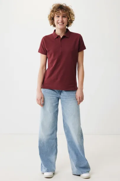 Iqoniq Yosemite women recycled cotton pique polo - iqoniq Red 