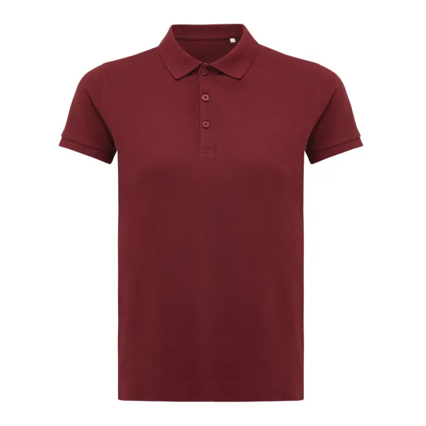 Iqoniq Yosemite ženska pique polo majica od recikliranog pamuka, 220 g/m² - iqoniq Red 