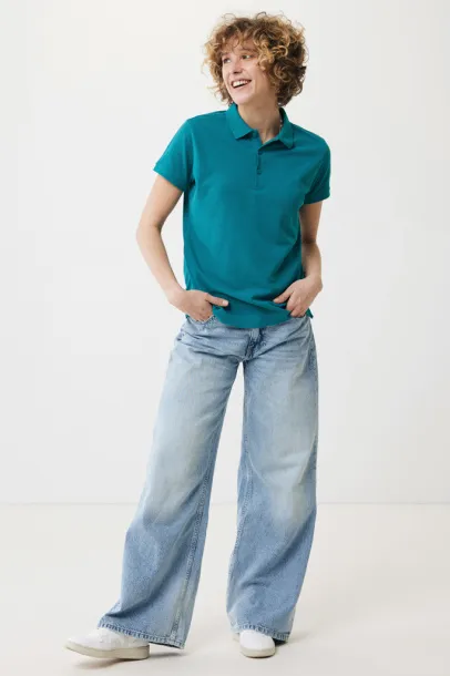 Iqoniq Yosemite women recycled cotton pique polo - iqoniq 45533C 