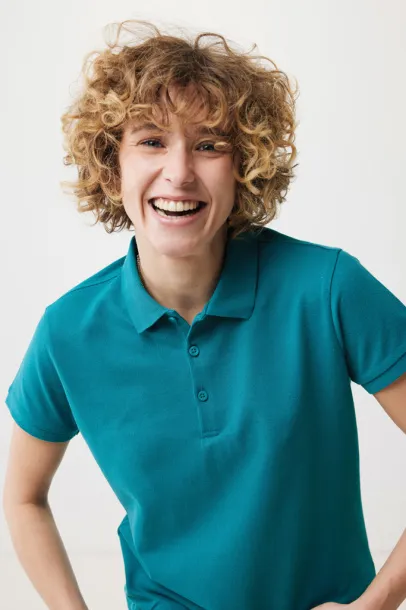 Iqoniq Yosemite women recycled cotton pique polo - iqoniq 45533C 