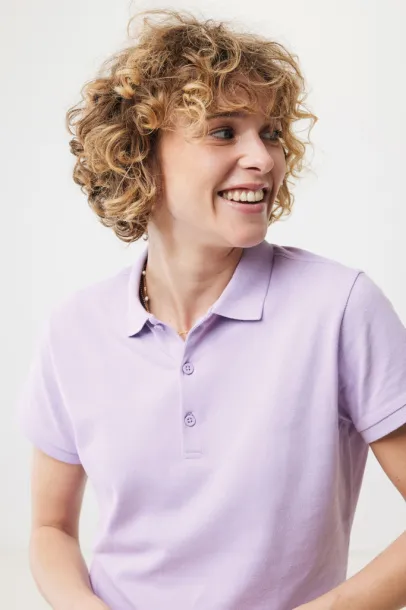 Iqoniq Yosemite women recycled cotton pique polo - iqoniq Lavanda