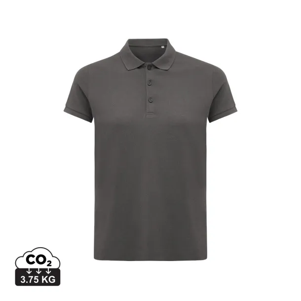 Iqoniq Yosemite women recycled cotton pique polo - iqoniq grey 