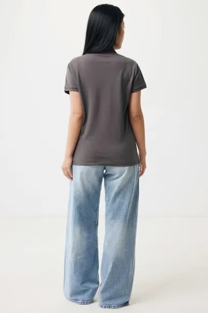 Iqoniq Yosemite women recycled cotton pique polo - iqoniq grey 