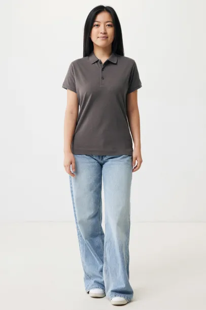 Iqoniq Yosemite women recycled cotton pique polo - iqoniq grey 