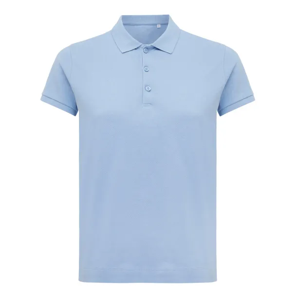 Iqoniq Yosemite ženska pique polo majica od recikliranog pamuka, 220 g/m² - iqoniq blue 