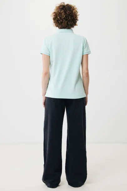 Iqoniq Yosemite women recycled cotton pique polo - iqoniq crushed mint 
