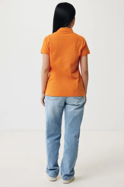 Iqoniq Yosemite ženska pique polo majica od recikliranog pamuka, 220 g/m² - iqoniq orange 