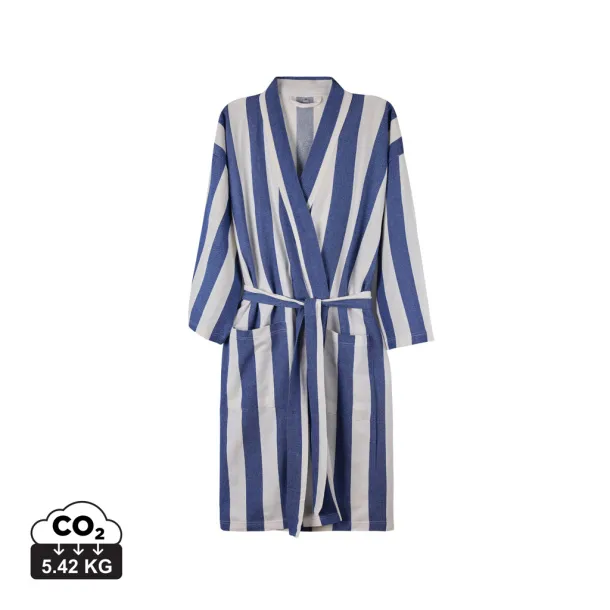 VINGA Ornos GRS  hammam robe S/M - Vinga blue, white White